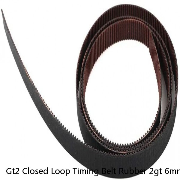Gt2 Closed Loop Timing Belt Rubber 2gt 6mm 3d Printers Parts 300 Mm Synchrono...